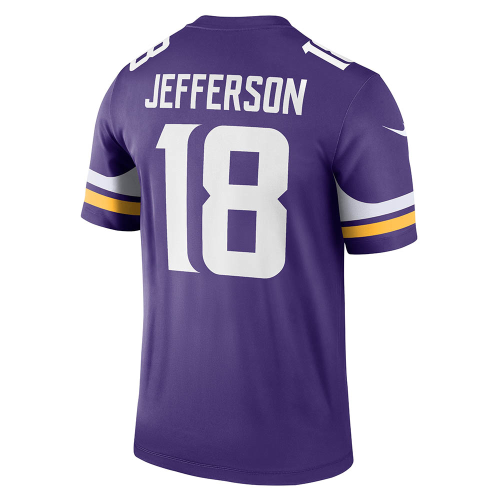 Men's Minnesota Vikings Justin Jefferson Legend Jersey Purple