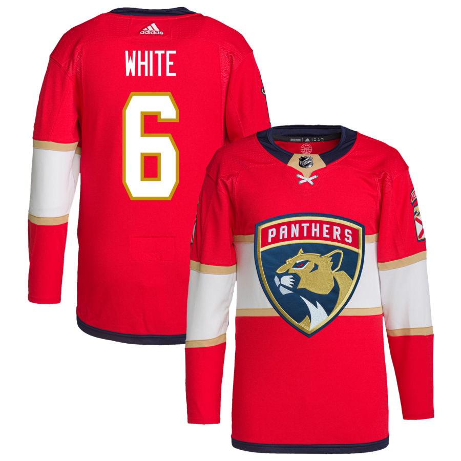 Colin White Florida Panthers adidas Home Primegreen Authentic Pro Jersey - Red