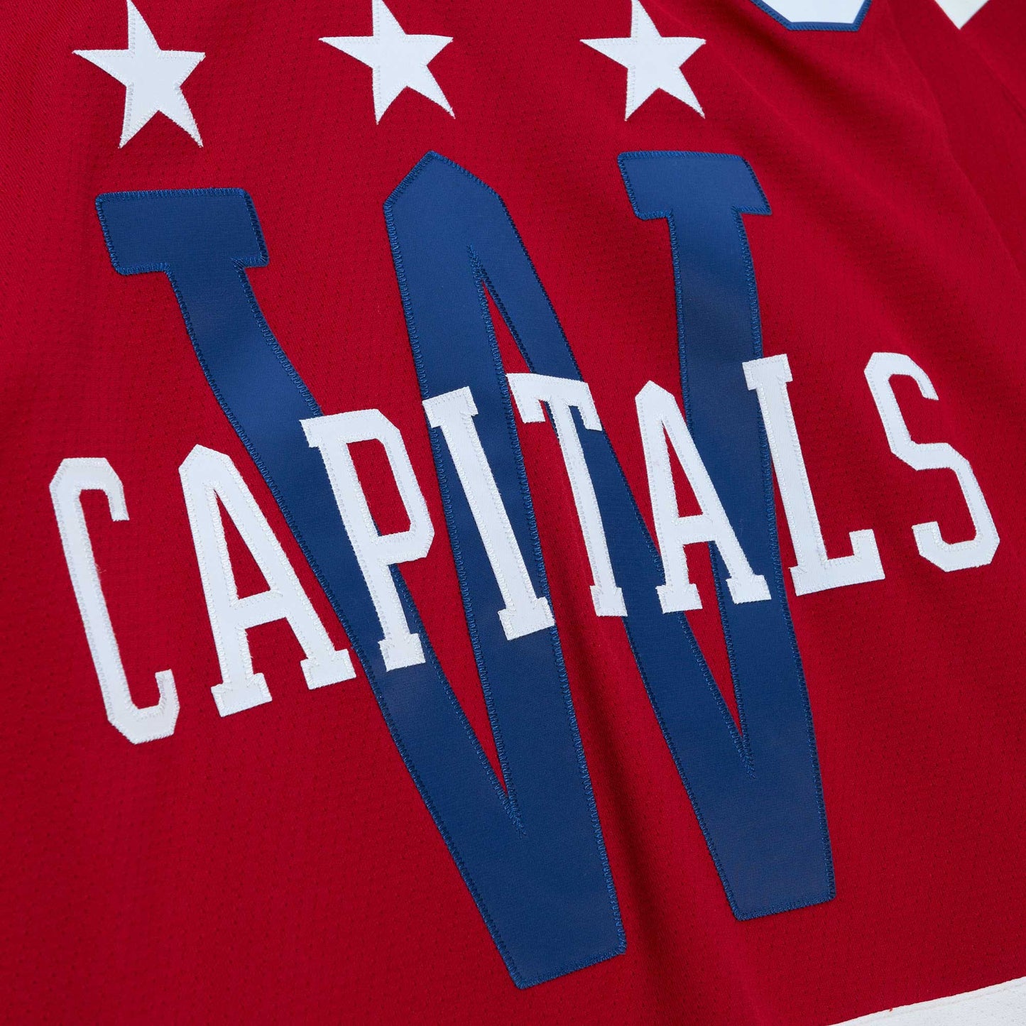 Alexander Ovechkin Washington Capitals Mitchell & Ness 2015 Captain Patch Blue Line Player Jersey - Red