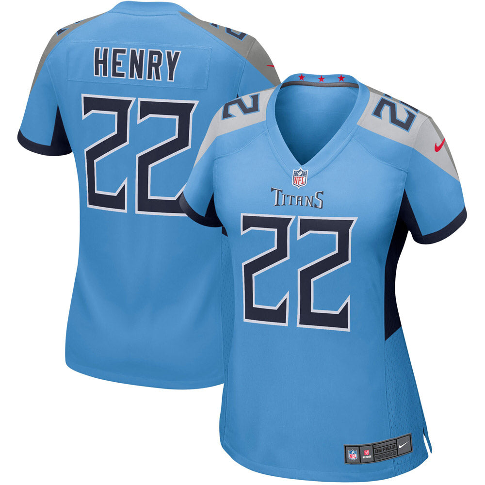 Women's Tennessee Titans Derrick Henry Game Jersey Light Blue